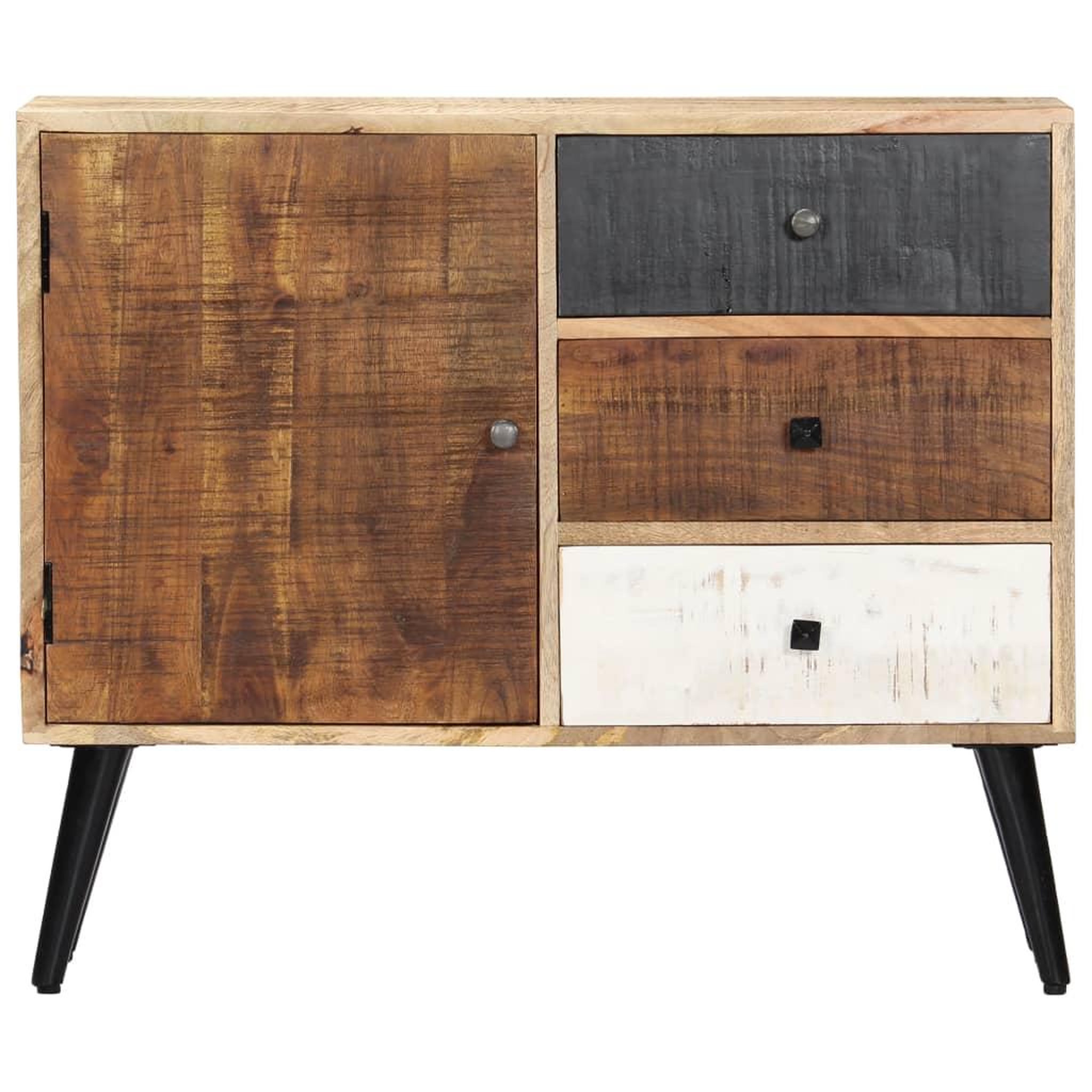 Voir la diapositive 2 : VIDAXL Buffet 88x30x73 cm Bois de manguier massif