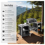 Voir la diapositive 2 : tectake Cuisine de camping xxl avec 5 compartiments pliable noir