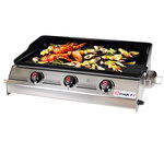 Somagic Plancha gaz 3 brûleurs PREMIUM 3
