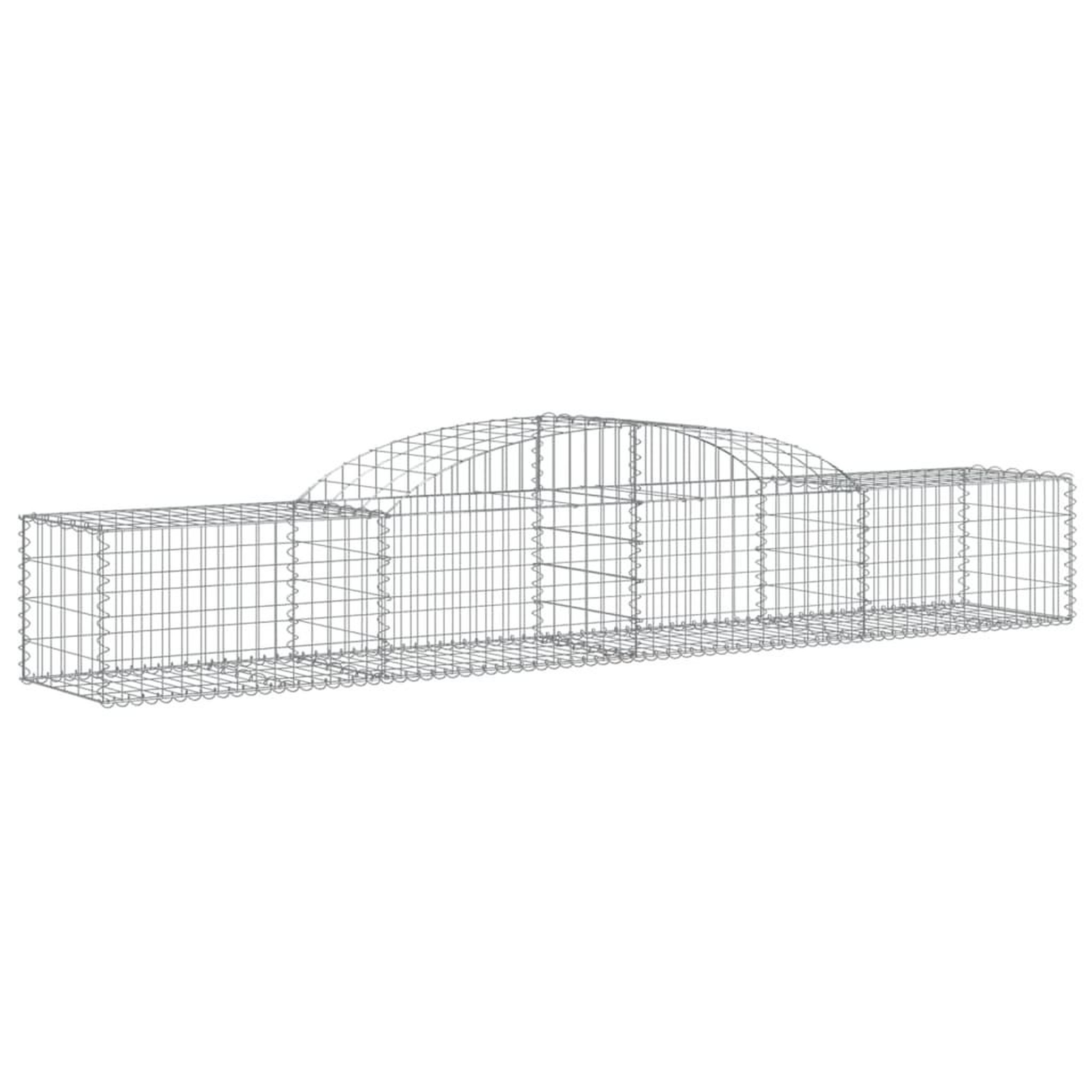 Voir la diapositive 3 : VIDAXL Paniers a gabions arques 25 pcs 300x50x40/60 cm fer galvanise