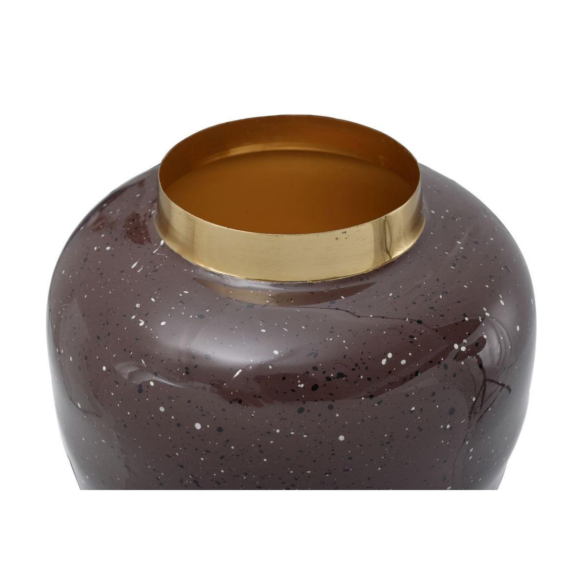 Voir la diapositive 2 : Paris Prix Vase rond design  typo  20m marron