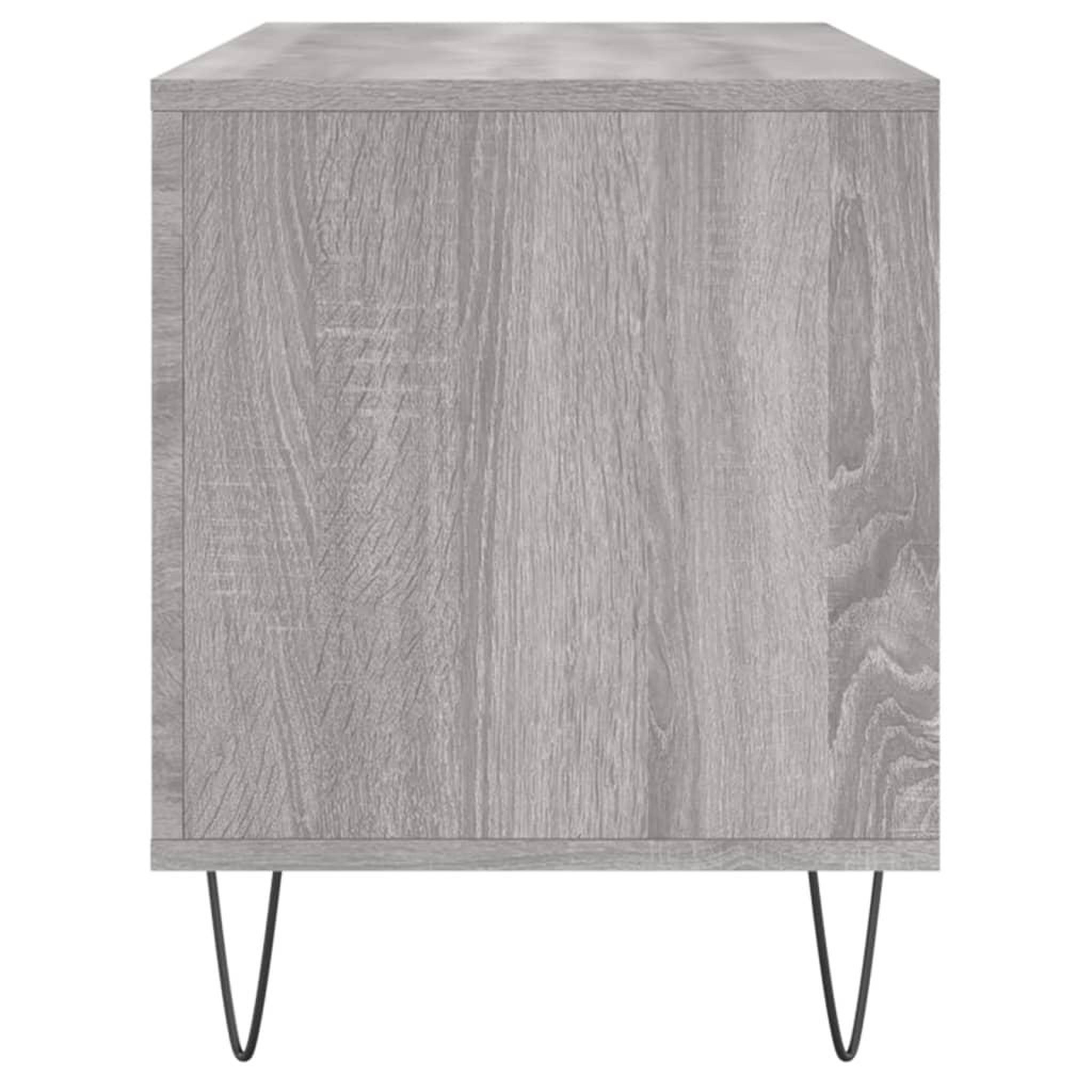 Voir la diapositive 5 : VIDAXL Armoire a disques sonoma gris 100x38x48 cm bois d'ingenierie