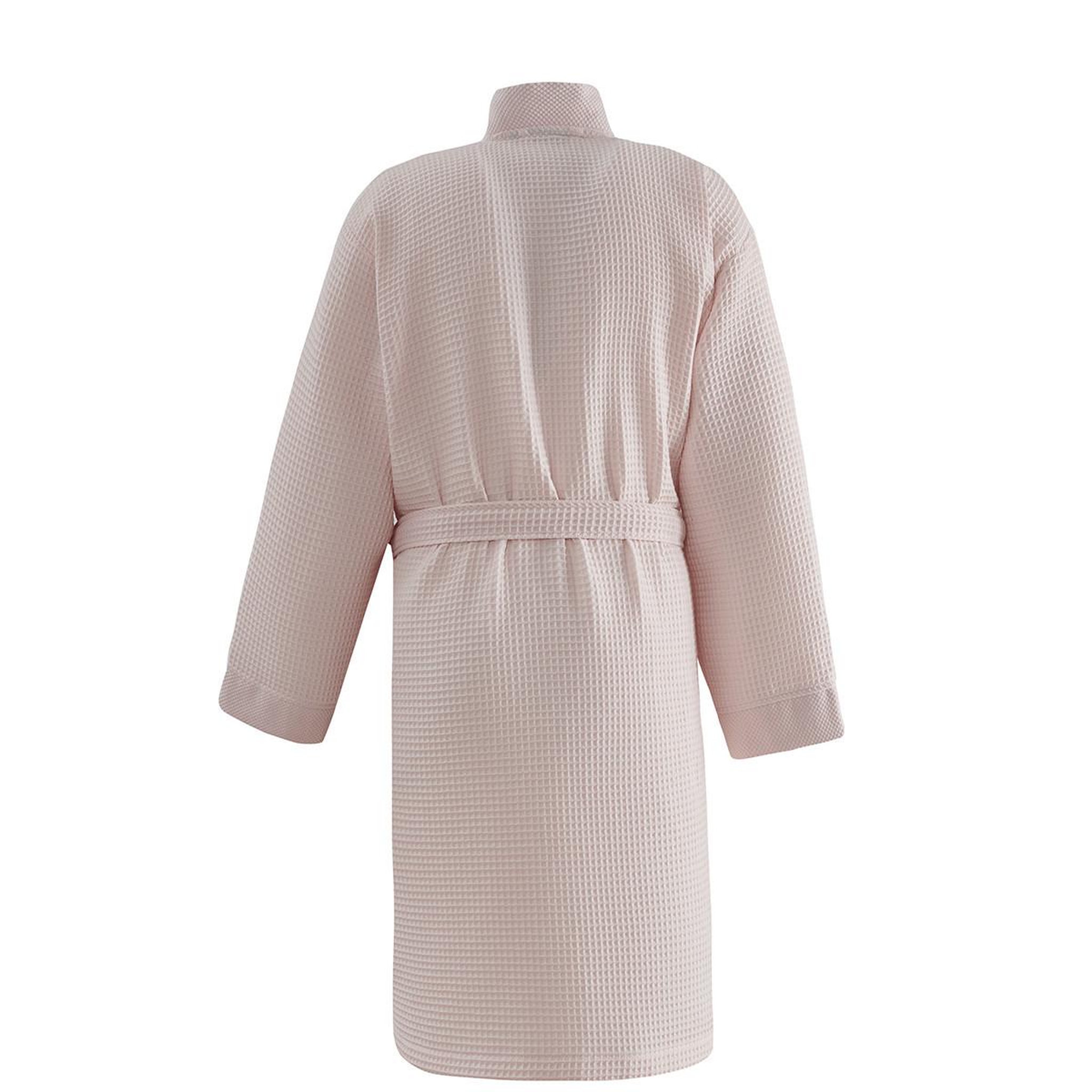 Voir la diapositive 2 : Sensei Maison Peignoir court femme nid d'Abeille col piqué SPA