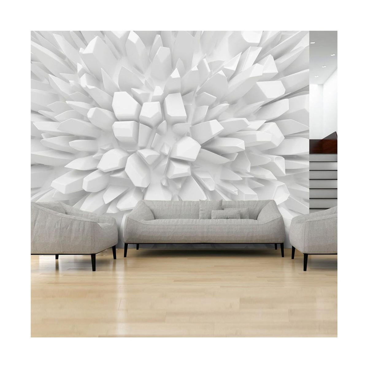 Paris Prix Papier Peint  White Dahlia