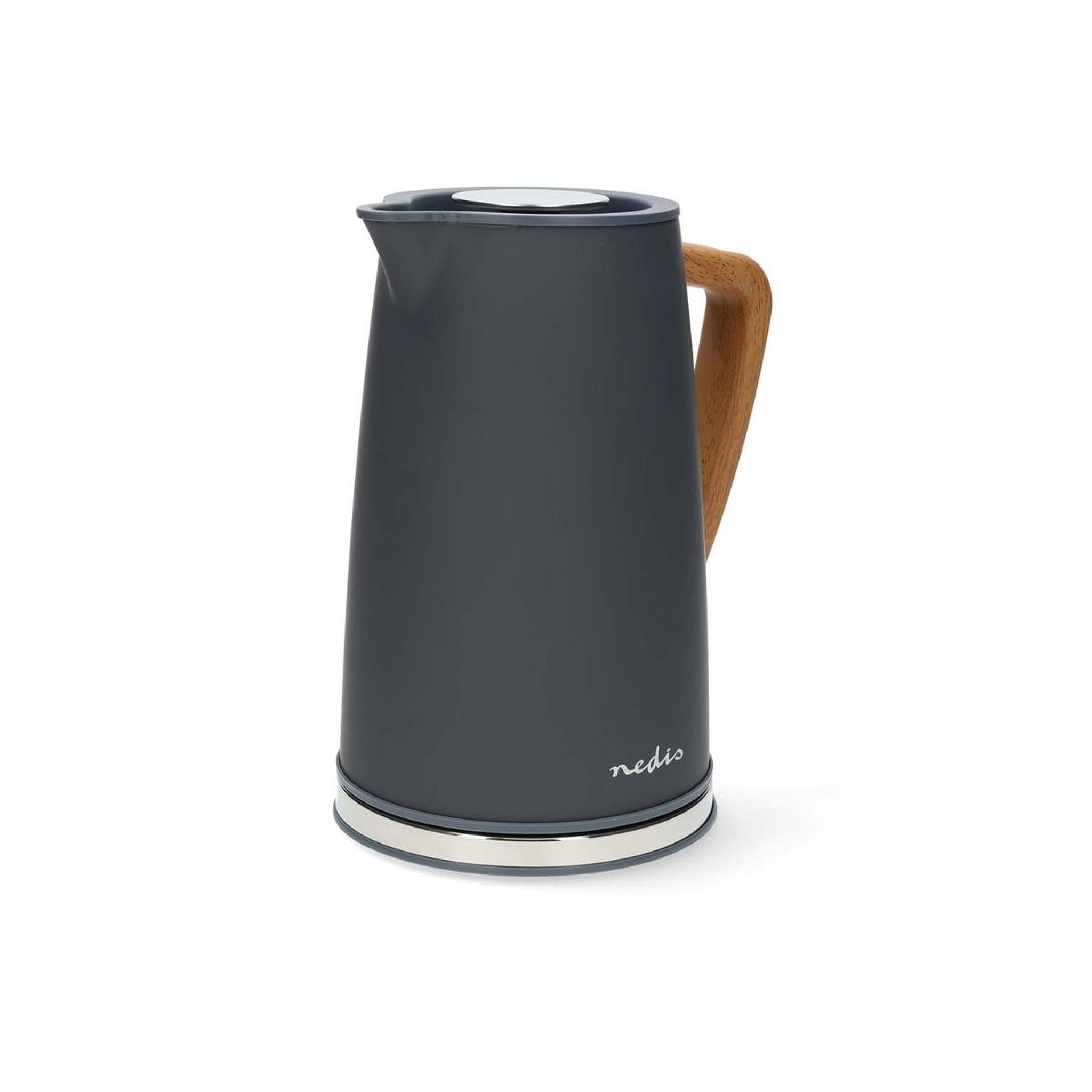 Voir la diapositive 4 : NEDIS Bouilloire sans fil 1.7l 2200w gris - kawk510egy