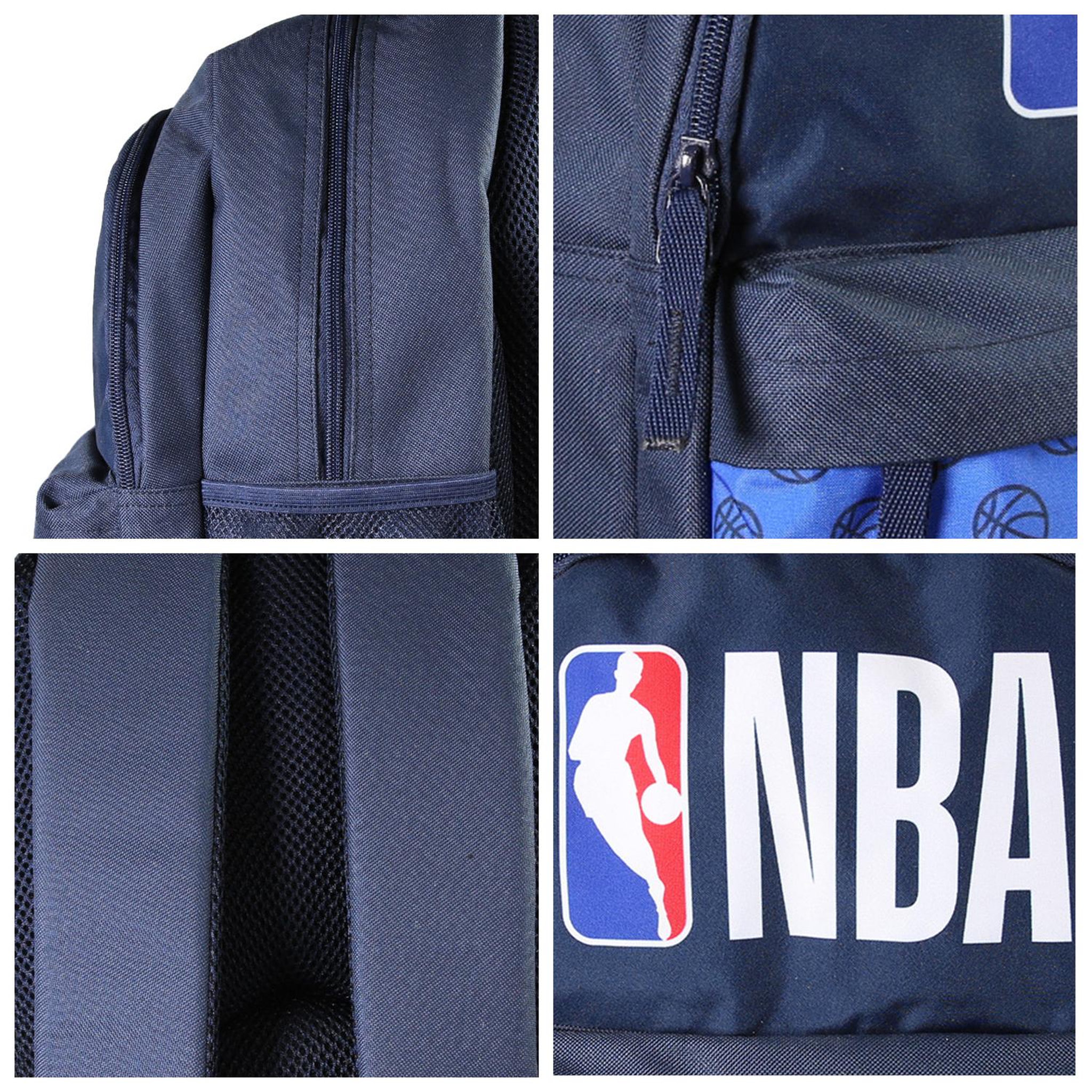 Voir la diapositive 5 : Bagtrotter Sac à dos NBA  bleu marine 2 compartiments – bagtrotter