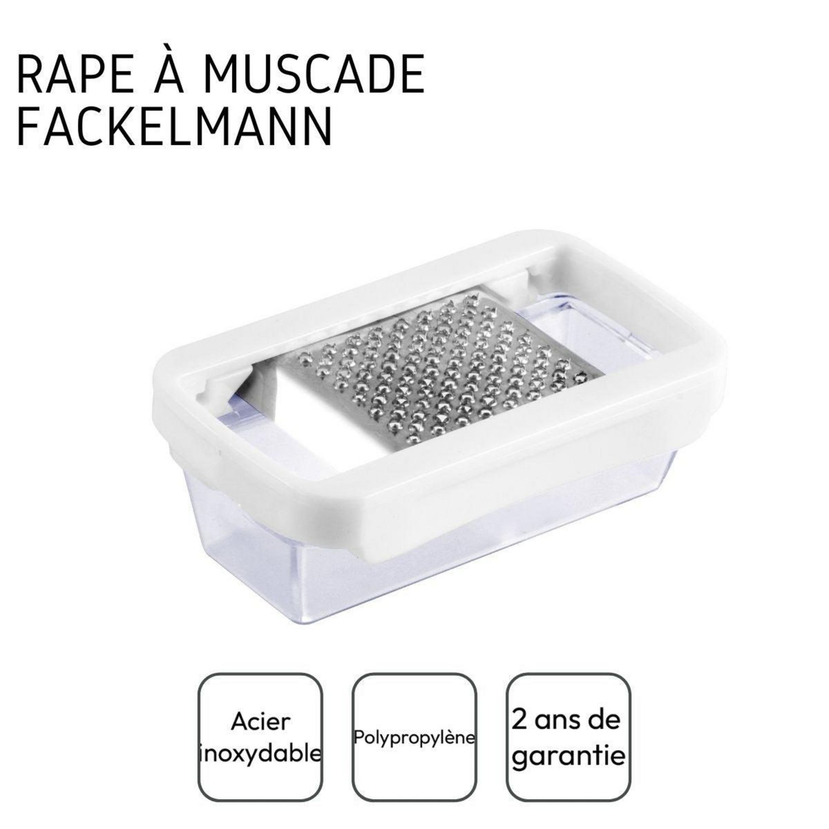 Fackelmann Râpe noix de muscade 10 cm Fackelmann Handmade Tradition