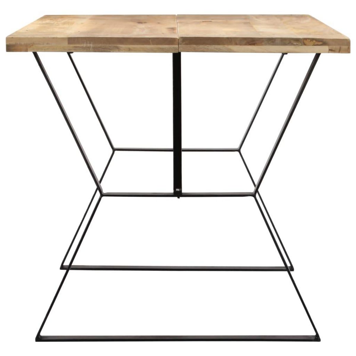 VIDAXL Table a manger 140x80x76 cm Bois de manguier massif