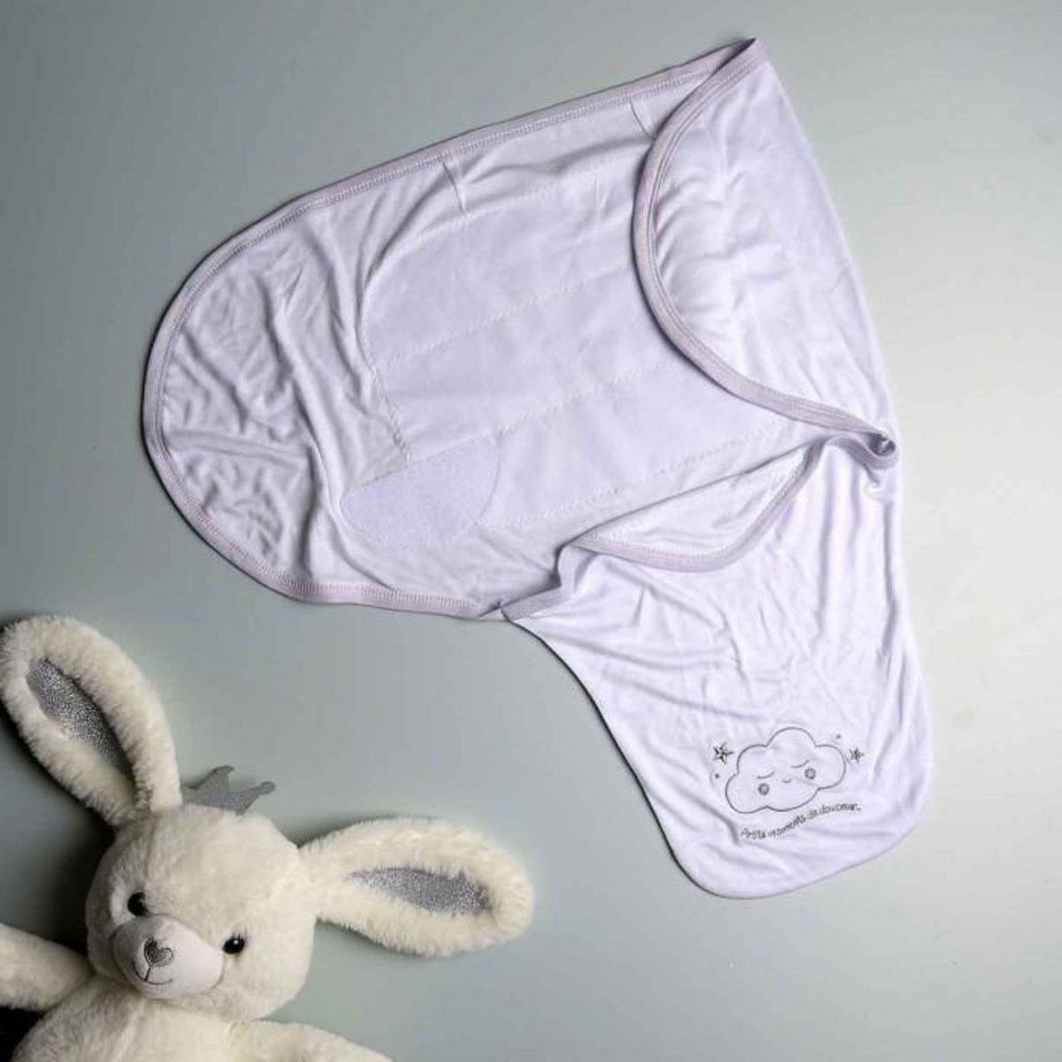 Paris Prix Couverture à Emmailloter  Bébé  0-3 Mois Blanc