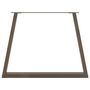 Voir la diapositive 5 : VIDAXL Pieds de table a manger forme de V 3 pcs 100x(72-73,3) cm acier