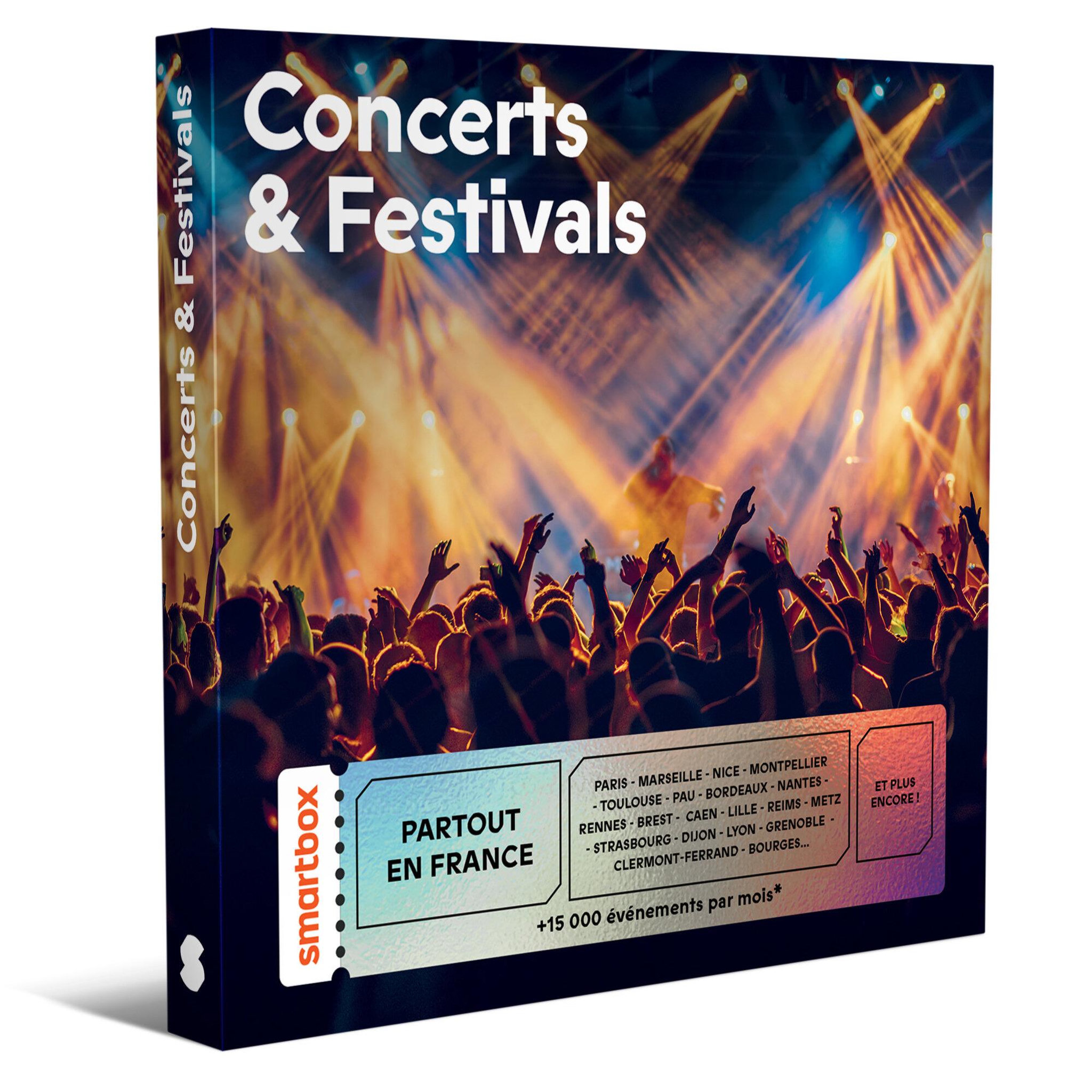 Smartbox Concerts & festivals - coffret cadeau sport & aventure