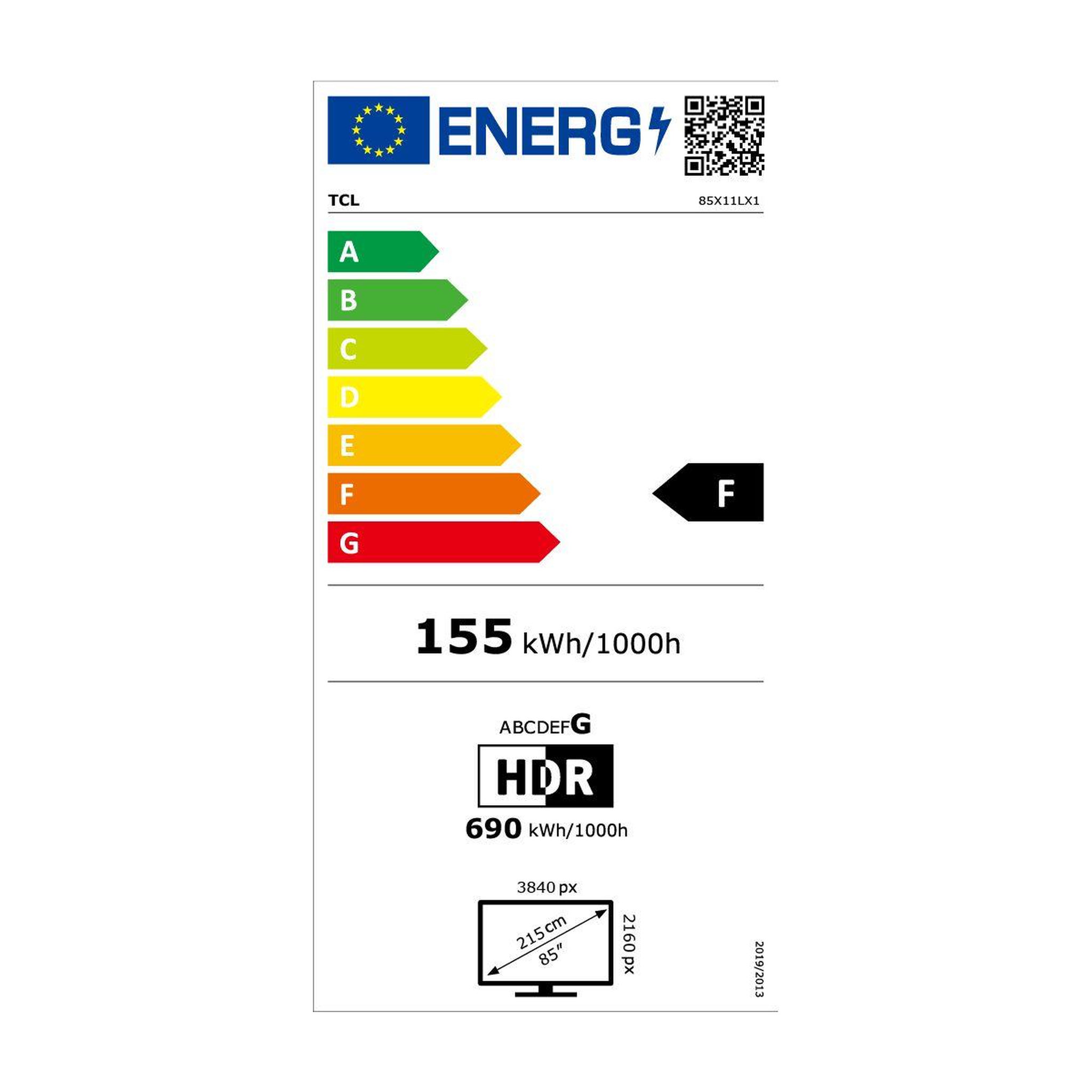 Voir la diapositive 6 : TCL Tv mini led 85x11l (2026) 85  (215 cm) 4k