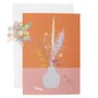 RICO DESIGN DIY Personnaliser sa carte florale - Vase et fleurs orange