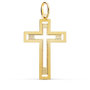 Voir la diapositive 1 : L'ATELIER D'AZUR Pendentif  - Médaille Croix Or 18 Carats 750 Jaune - Chaines Offertes