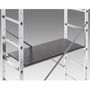 Voir la diapositive 5 : HAILO Echafaudage roulant d'escalier 3m en aluminium - HOBBYSTEP H3
