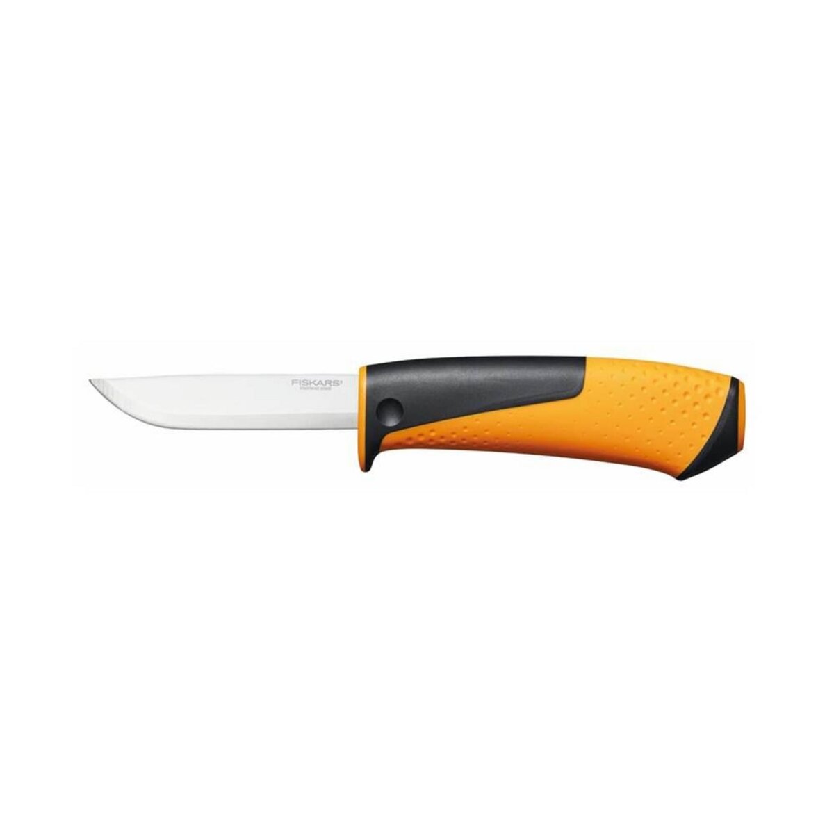 Fiskars Couteau multi-usages Fourreau - aiguiseur intégré - surface de frappe