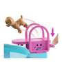 Voir la diapositive 2 : BARBIE Barbie - Coffret Piscine de Reve - Toboggan et jacuzzi - Plus de 20 accessoires - Barbie - JFP01