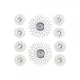 Voir la diapositive 1 : AAAAA Montre DKD Home Decor Argent Champagne polypropylène Miroir (5 pcs) (2 pcs)