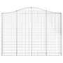 Voir la diapositive 3 : VIDAXL Panier de gabions arque 200x30x140/160 cm Fer galvanise
