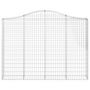 Voir la diapositive 3 : VIDAXL Panier de gabions arque 200x30x140/160 cm Fer galvanise