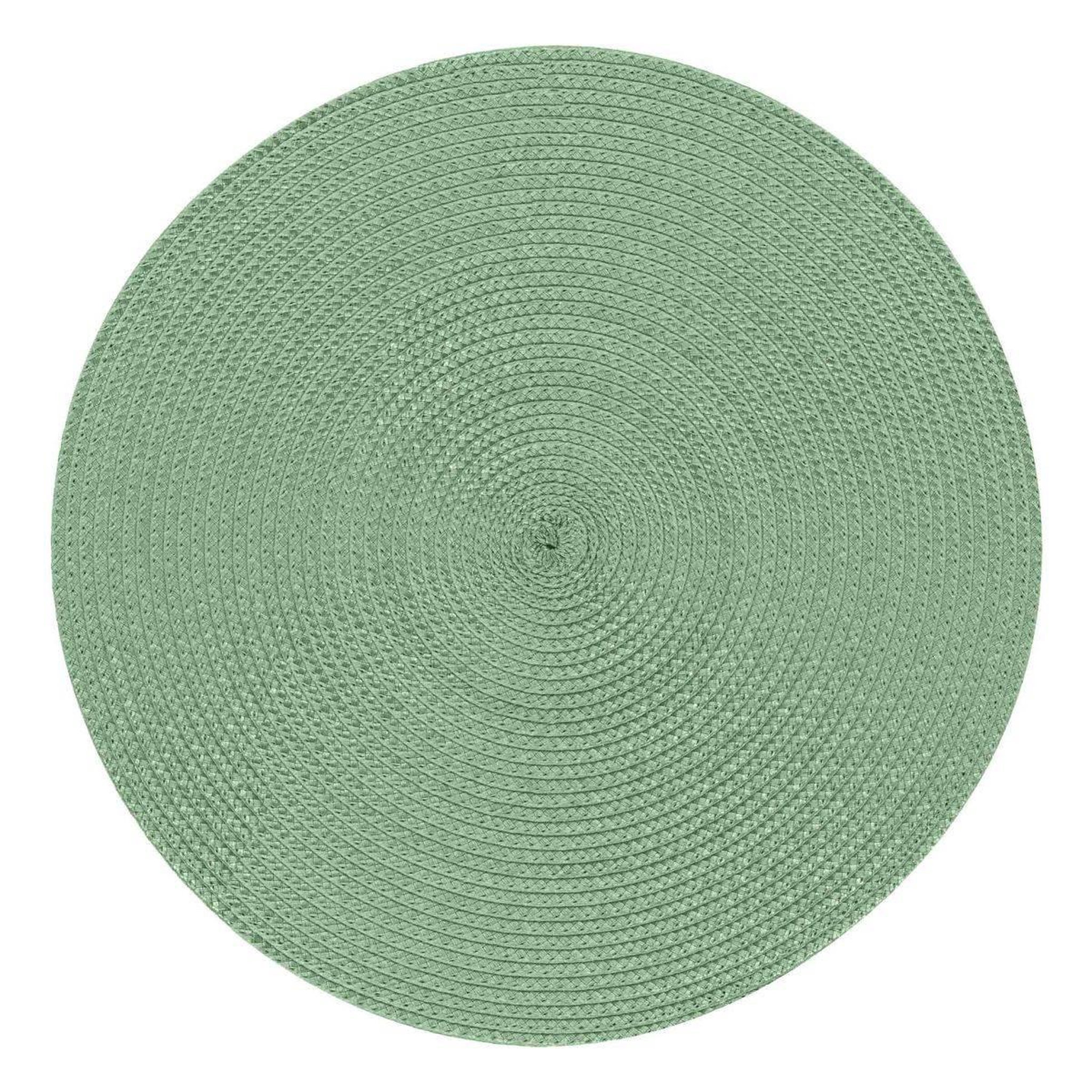Voir la diapositive 2 : Douceur d'Intérieur Set de table uni  zebulon  35cm vert verveine