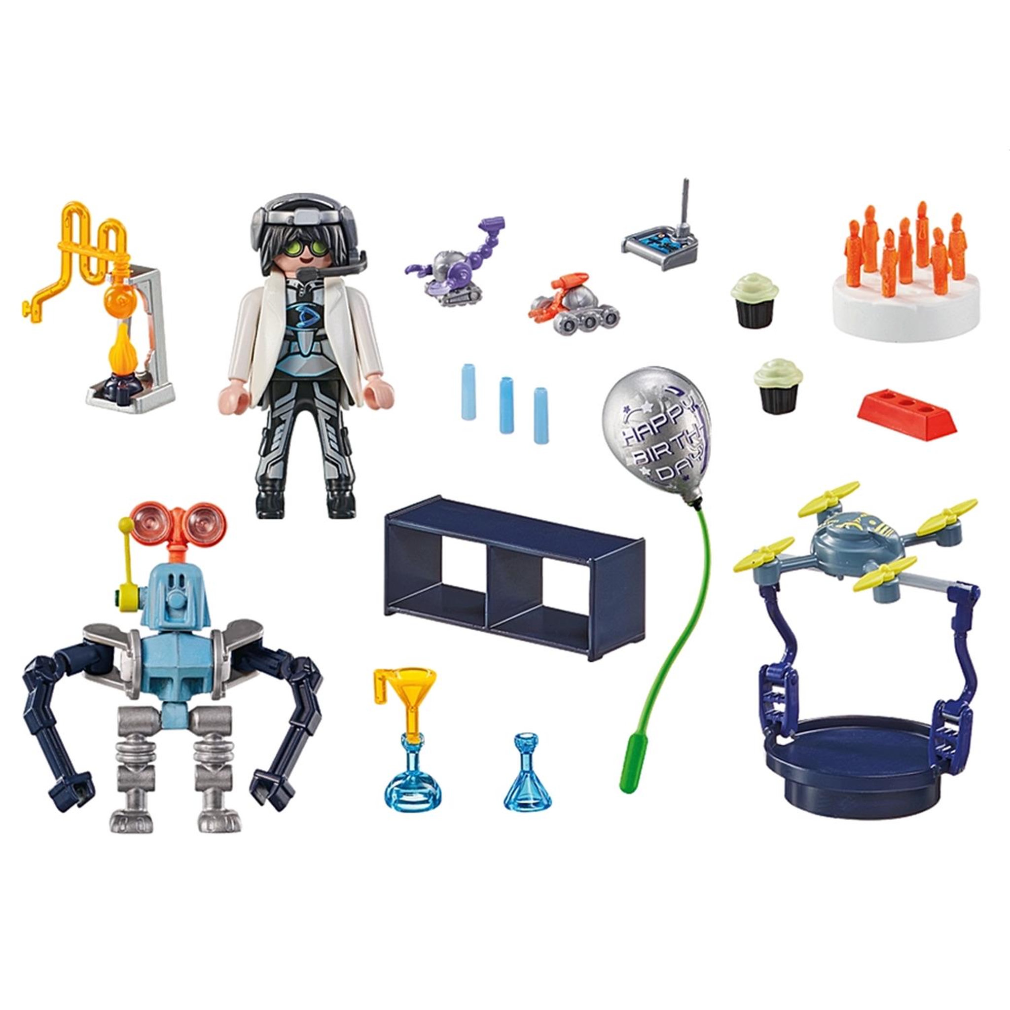 Voir la diapositive 4 : PLAYMOBIL myLife Chercheur avec robots