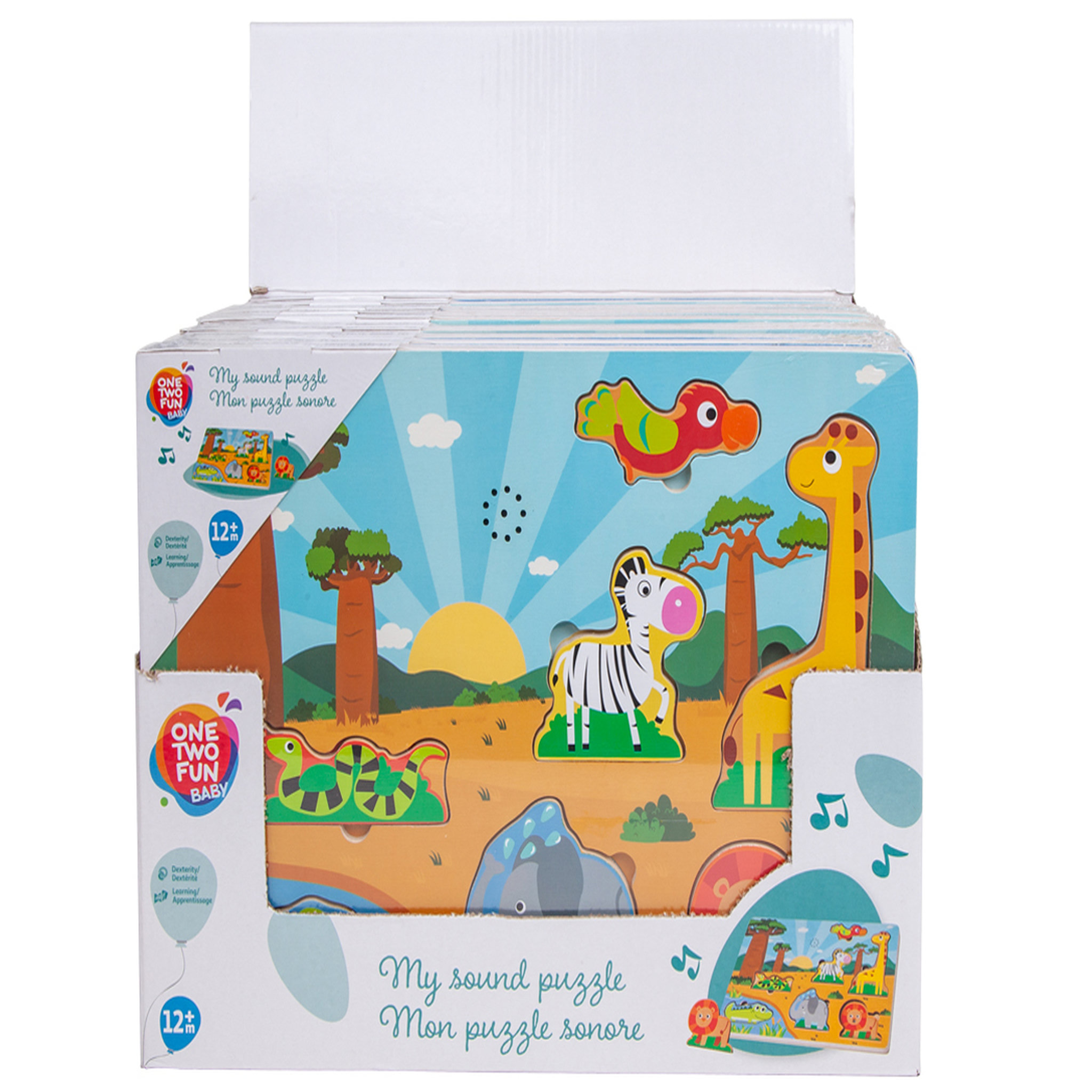 Voir la diapositive 5 : One Two Fun Mon puzzle sonore - dès 12 mois