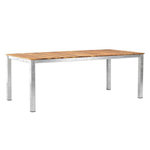 Paris Prix Table de Jardin en Bois  Zenia  200cm Naturel