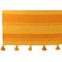 Voir la diapositive 2 : Paris Prix Plaid Rayé à Pompons  Polly  130x180cm Orange
