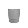 Voir la diapositive 1 : ELHO Pot de fleurs rond extérieur/intérieur Ø 35 cm Elho Aqua Care Greensense gris ciment