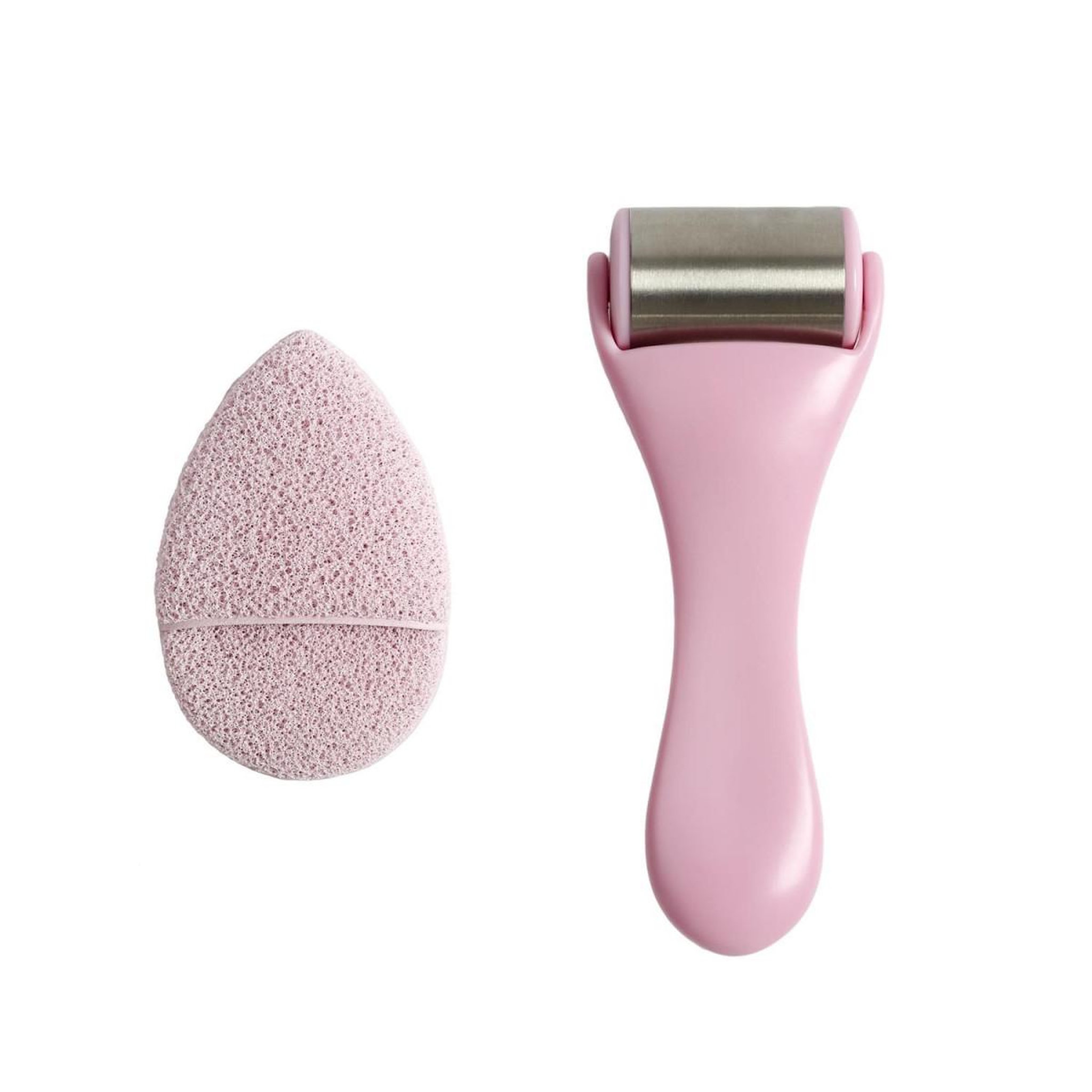 Cosmetic Club Rouleau de Massage Visage  Fraîcheur  18cm Rose