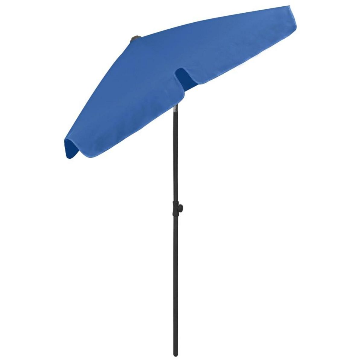 VIDAXL Parasol de plage bleu azure 180x120 cm