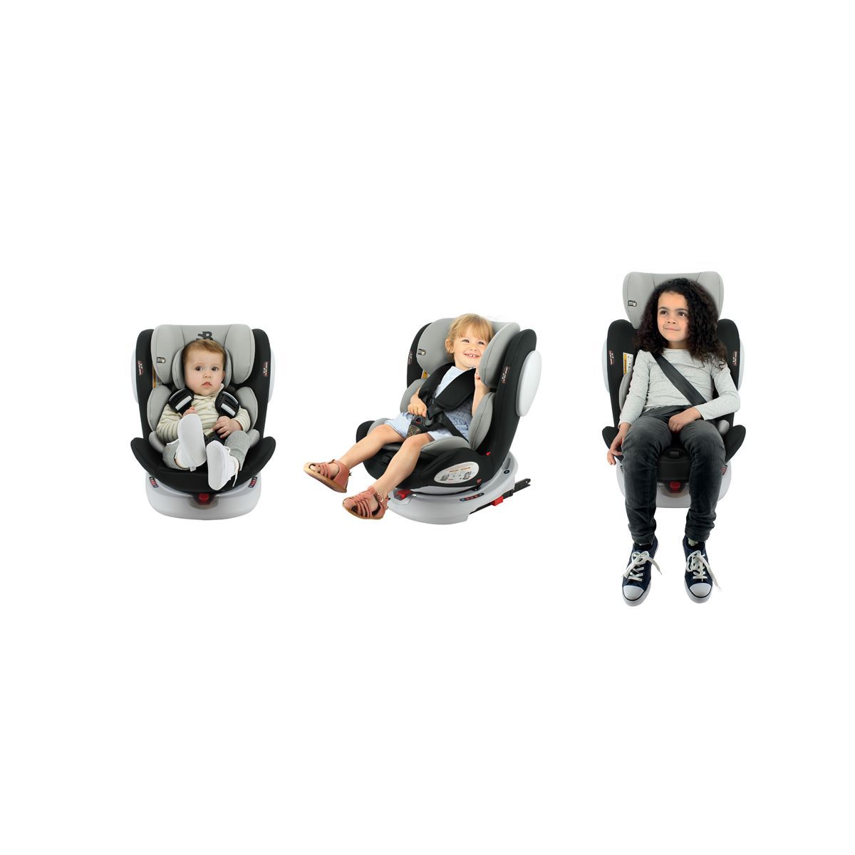 NANIA Siège auto isofix et pivotant groupe 0/1/2/3 SEATY - Safety Baby