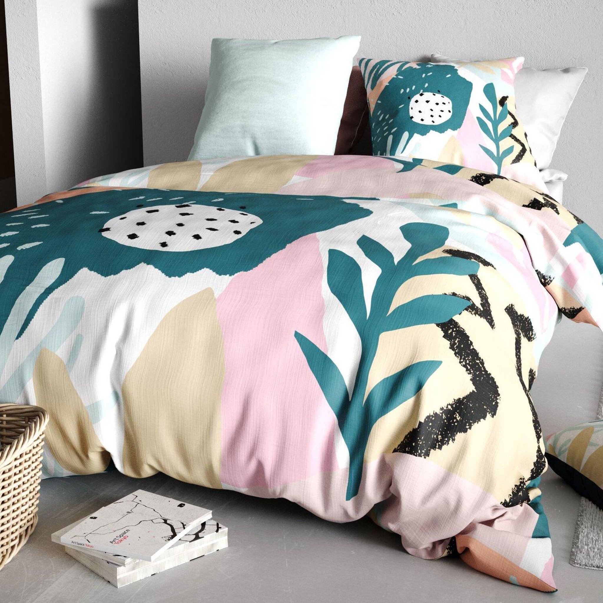 Voir la diapositive 1 : Les Ateliers du Linge Parure de lit emilia