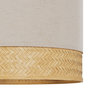 Voir la diapositive 6 : Rendez vous déco Suspension en bambou naturel, papier et métal D40 cm-Baikal
