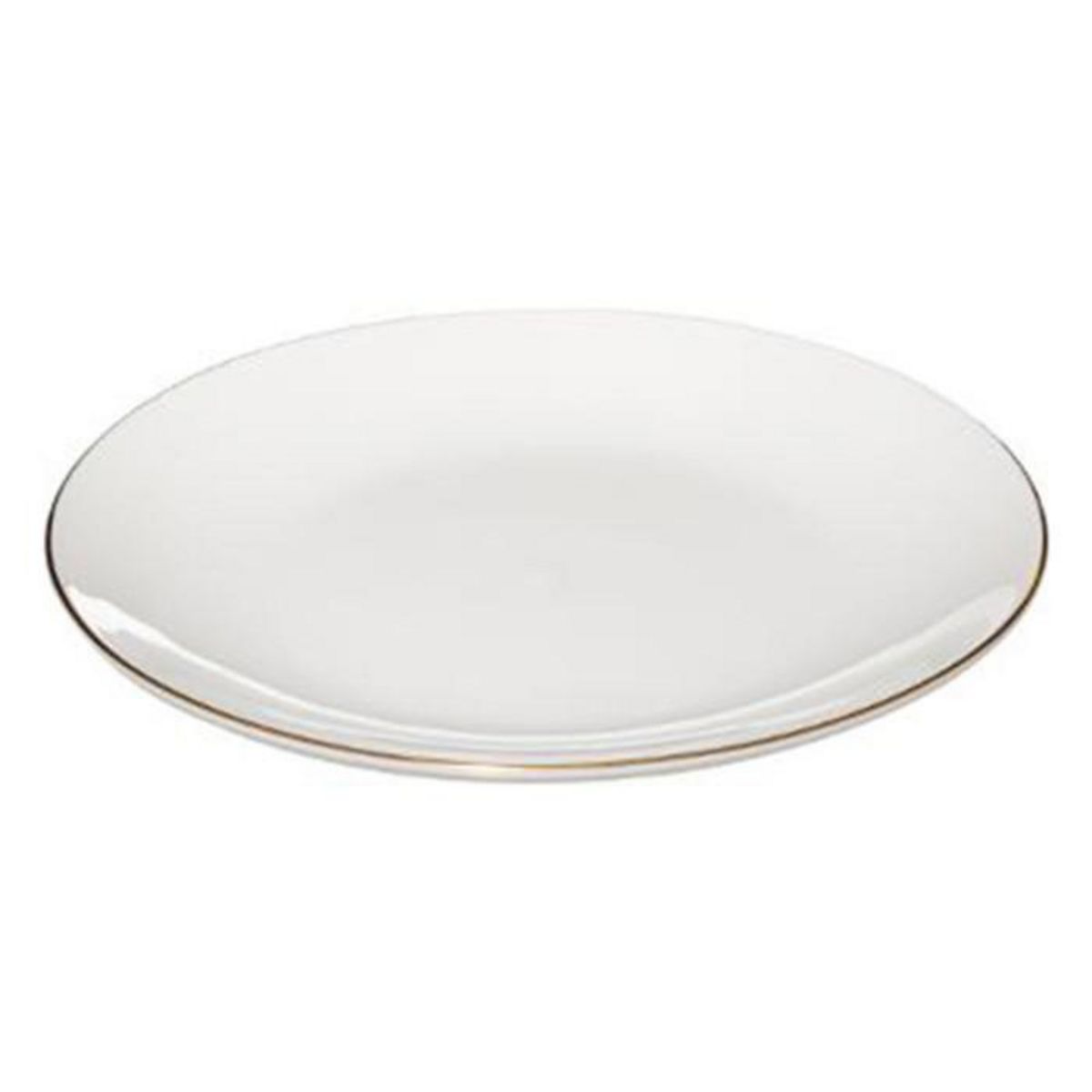 SECRET DE GOURMET Lot de 6 Assiettes à Dessert  Petit Salon  19cm Blanc