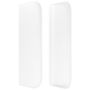 Voir la diapositive 4 : VIDAXL Tete de lit avec oreilles Blanc 103x16x78/88 cm Similicuir