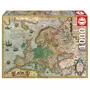 EDUCA Puzzle 1000 pièces : Carte d'Europe