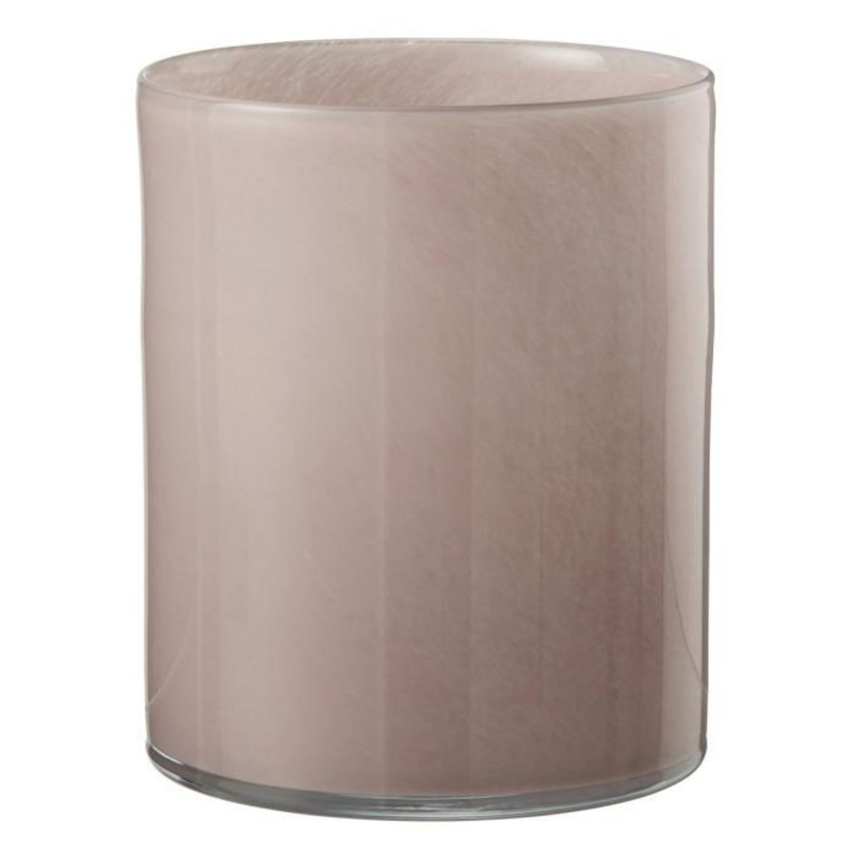 Paris Prix Photophore Design en Verre  Jade  18cm Rose