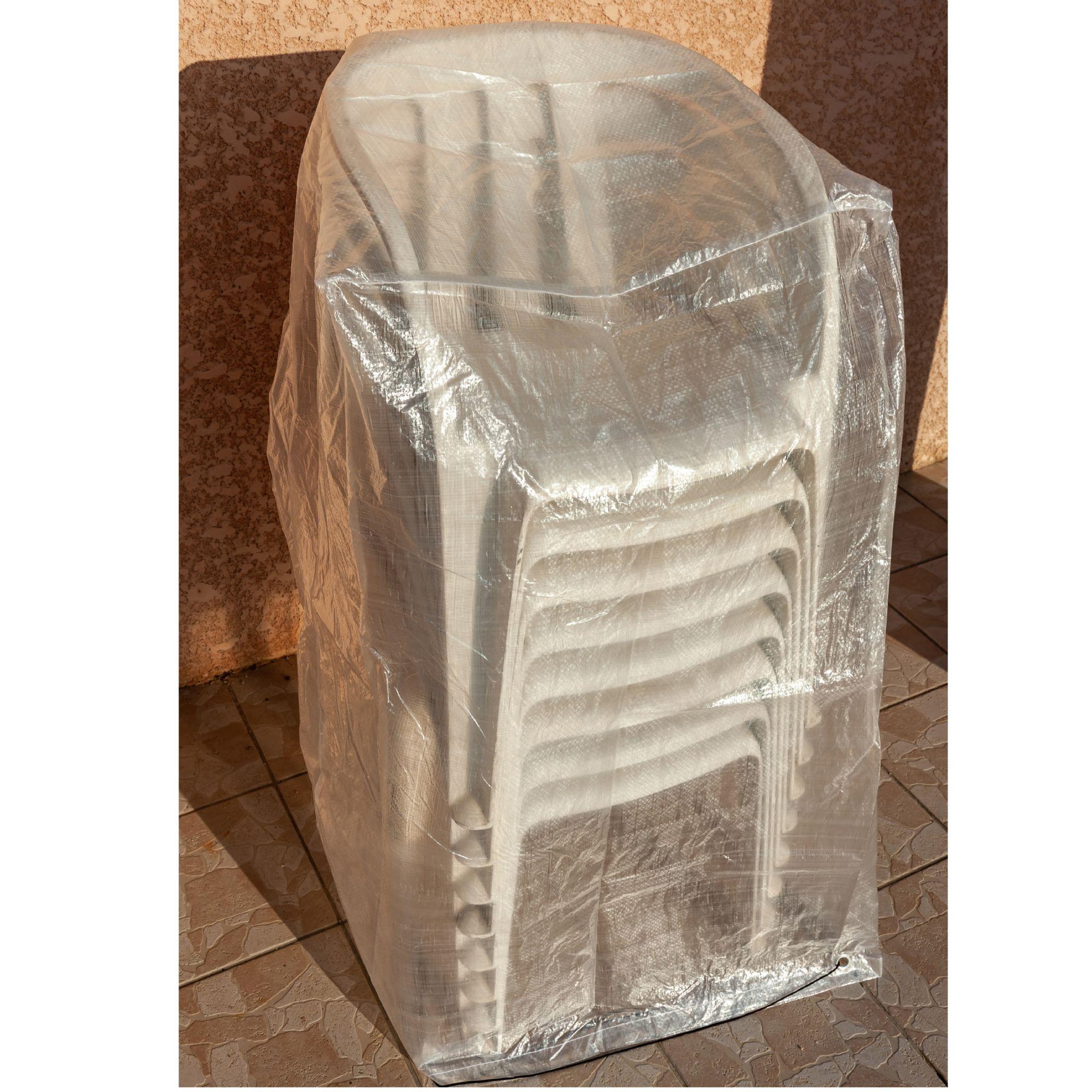 Voir la diapositive 3 : WERKAPRO Housse de chaise  70x70x110cm  werka pro