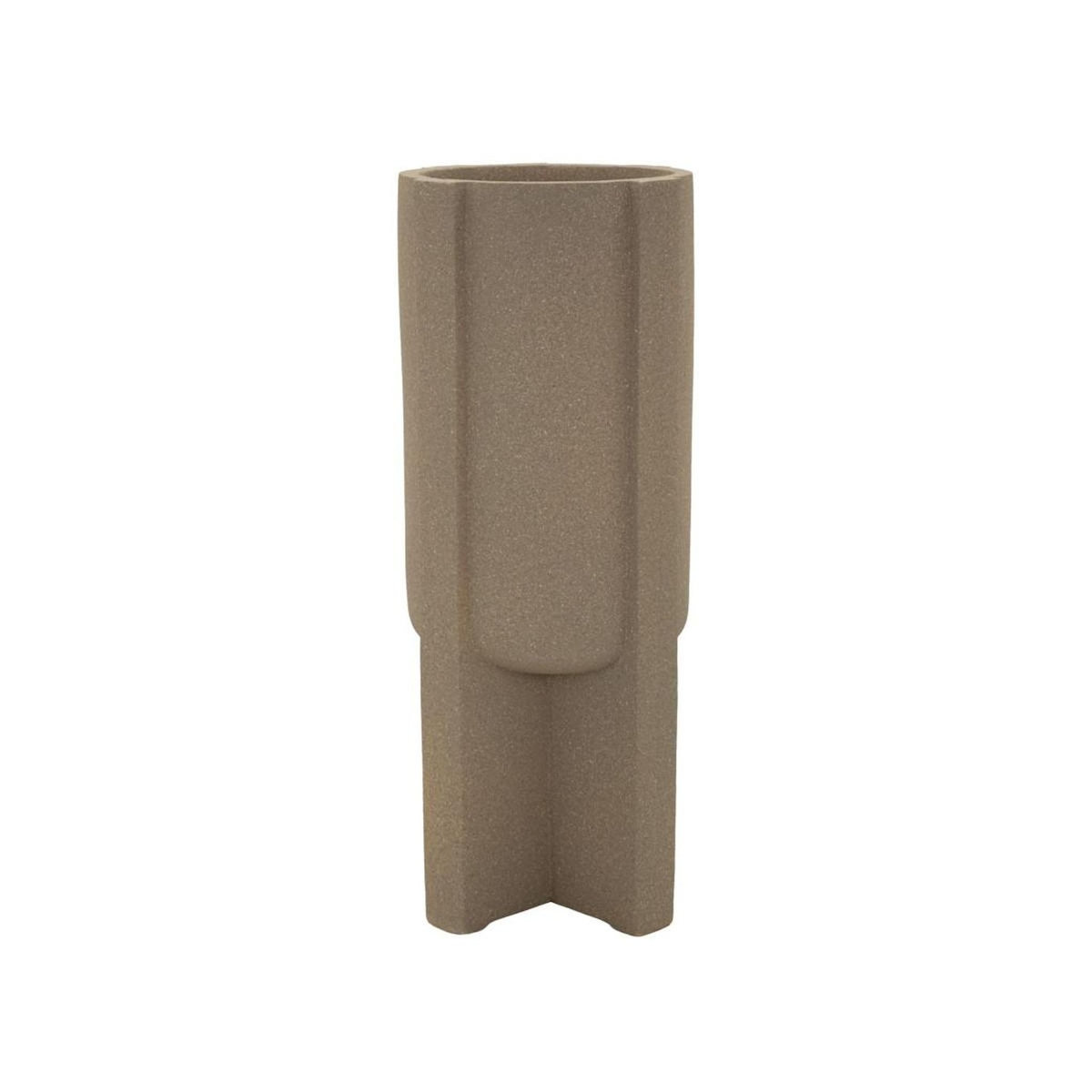 Paris Prix Cache-Pot Design  Moai  101cm Marron