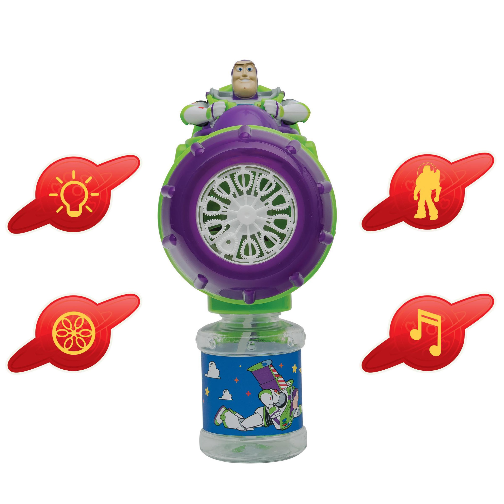 Voir la diapositive 2 : Lexibook Pistolet à Bulles Toy Story avec effets lumineux et sonores