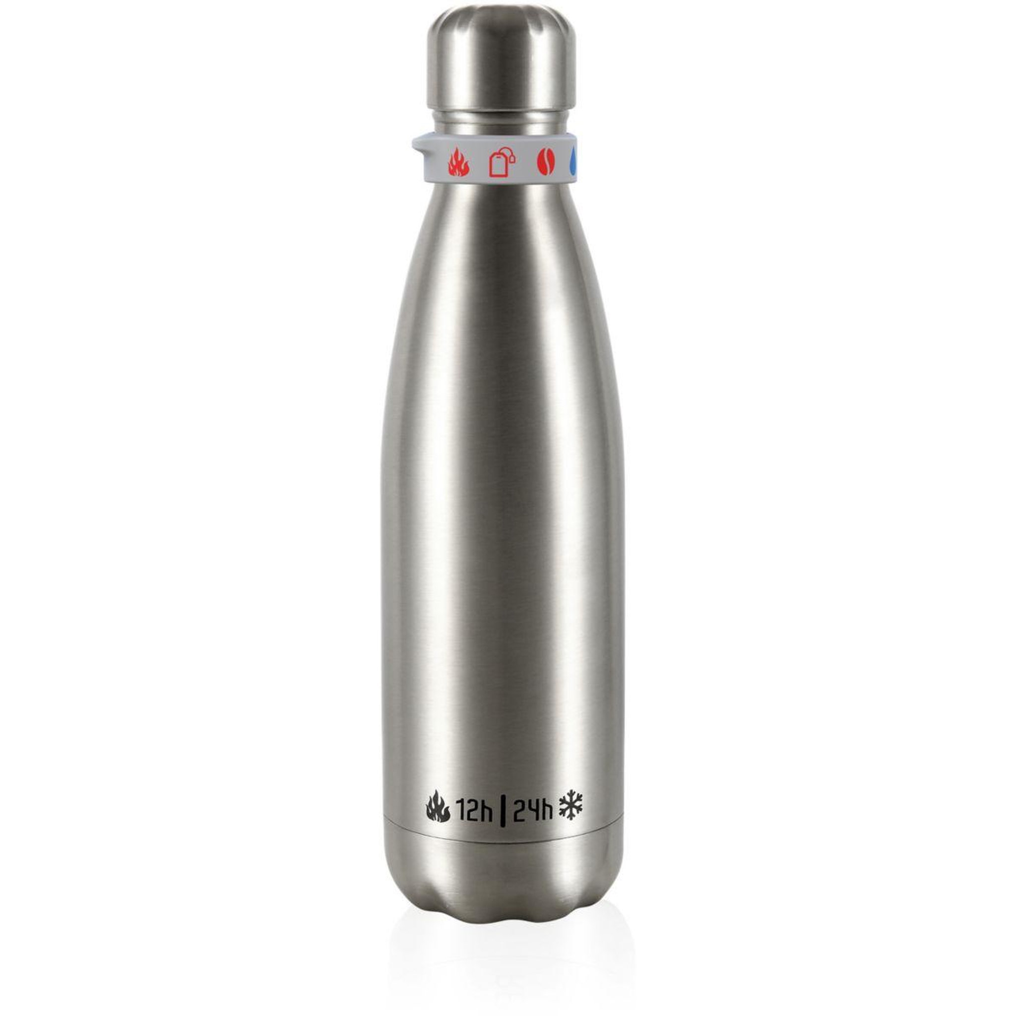 Voir la diapositive 2 : Les Artistes Bouteille isotherme Rebel metallic argent 50cl A-1997
