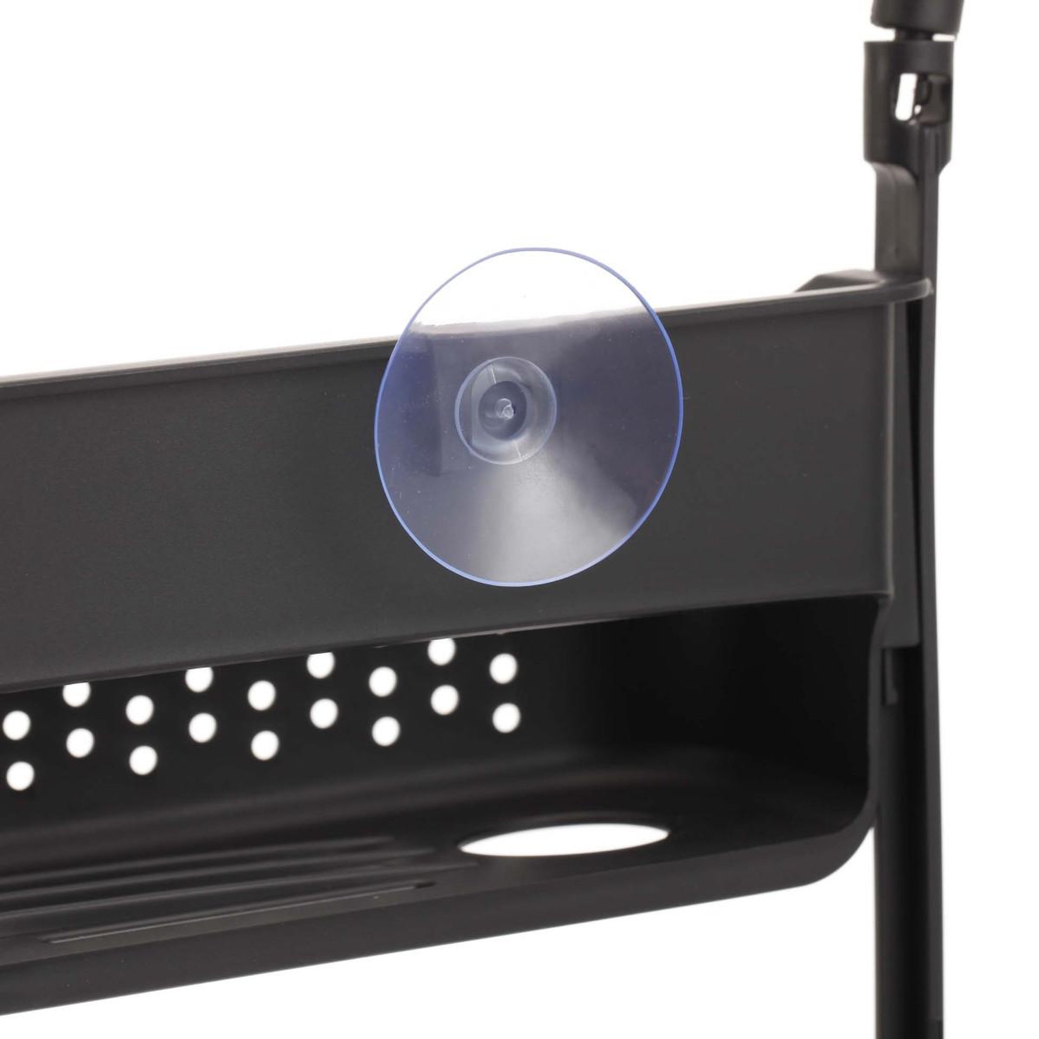 Voir la diapositive 4 : Douceur d'Intérieur Serviteur de douche 2 paniers  vesper  69cm noir