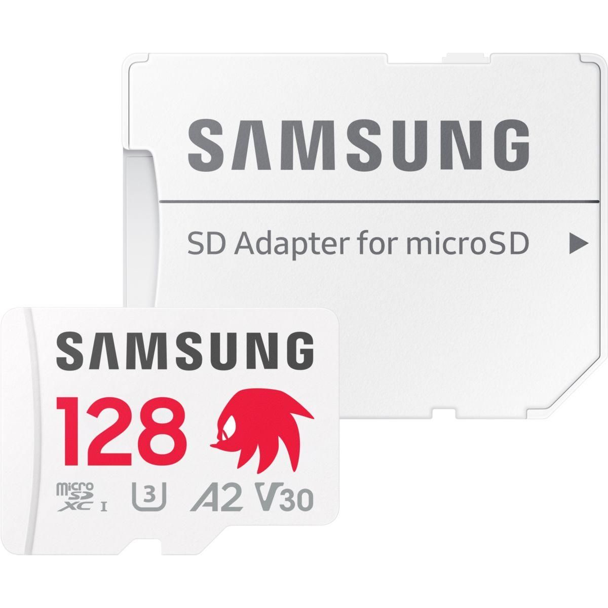 Samsung Carte Micro SD 128 go PRO PLUS SONIC