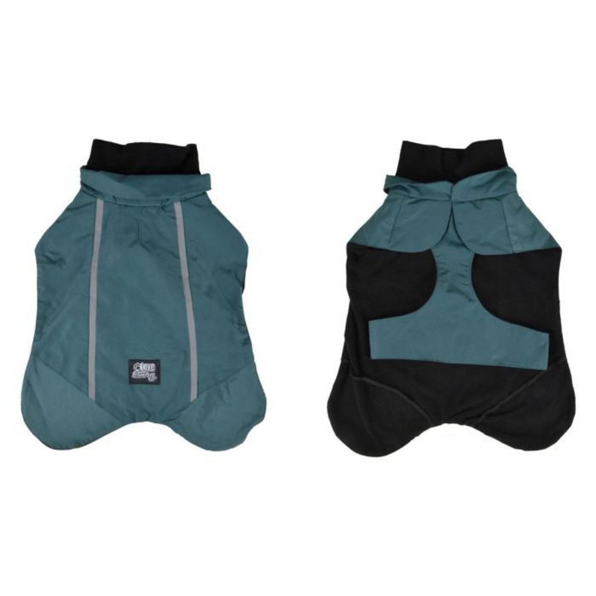 Paris Prix Veste Imperméable Chien  Polaire  40cm Émeraude