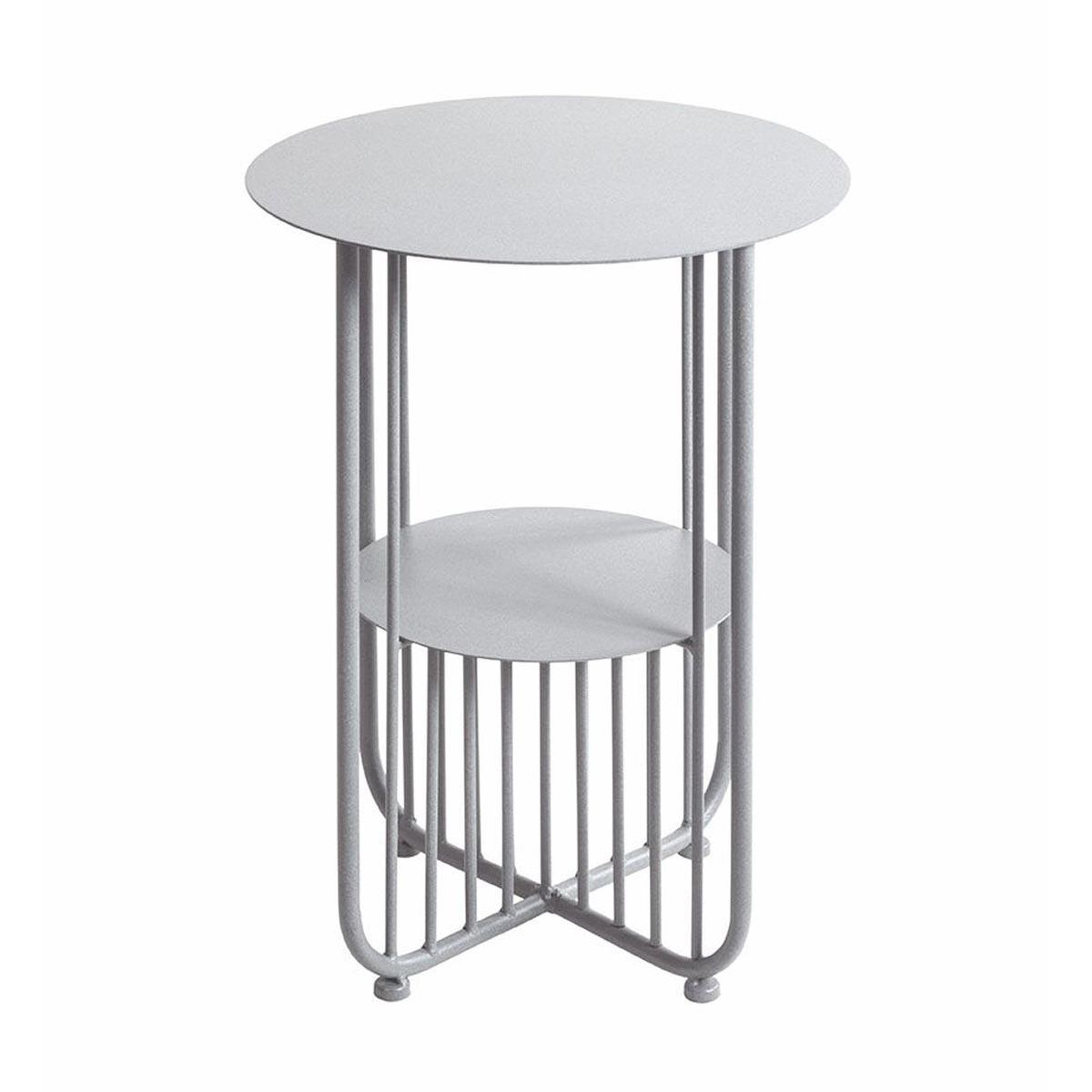Voir la diapositive 2 : Paris Prix Table d'Appoint Design  Violetta  49cm Gris