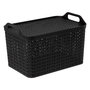Voir la diapositive 1 : FIVE Panier de Rangement  Ajouré  43cm Noir
