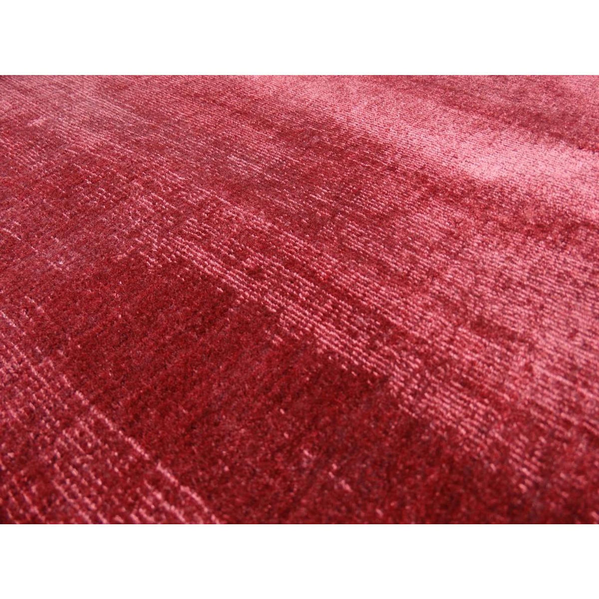 Paris Prix Tapis à Poils Courts Fait Main  Luxury I  Rouge