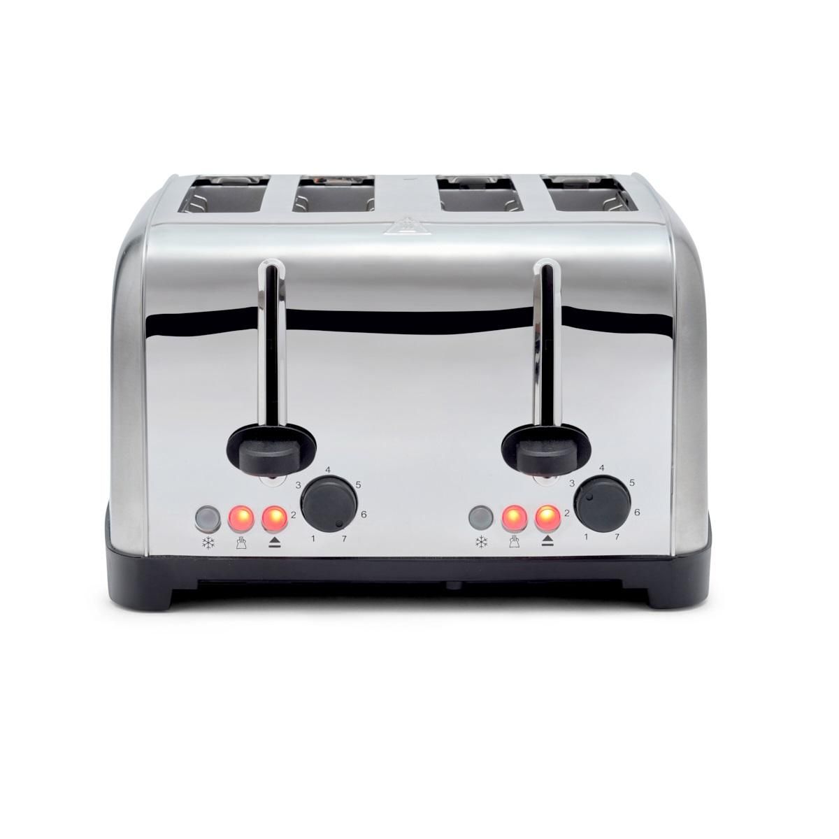 LIVOO Grille-pains 4 fentes 1700w gris - DOD197